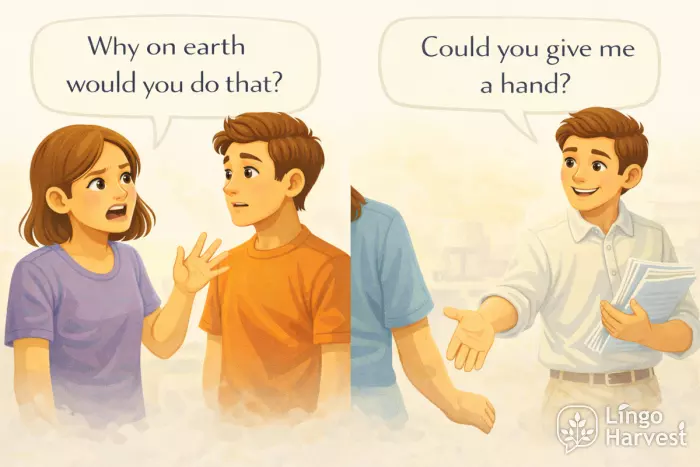 why on earth question and asking for help
