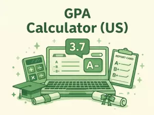GPA Calculator (US) — Semester & Cumulative GPA on a 4.0 Scale