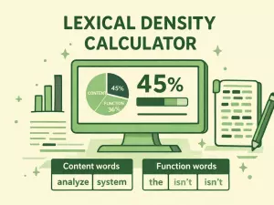 Lexical Density Calculator: Measure Content vs Function Words