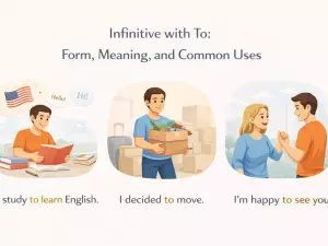 infinitive with to form meaning common uses examples
