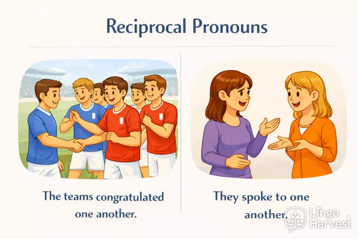 reciprocal pronouns one another communication examples
