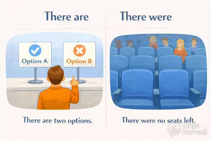 there are vs there were existence examples