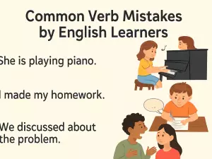 Common Verb Mistakes by English Learners
