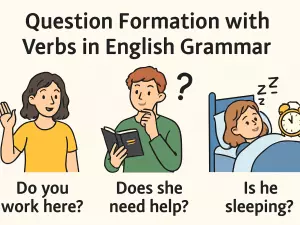 Question Formation with Verbs in English Grammar