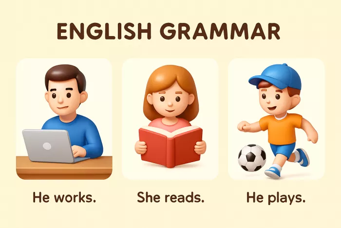 Spelling rules -s, -es, -ies in present simple