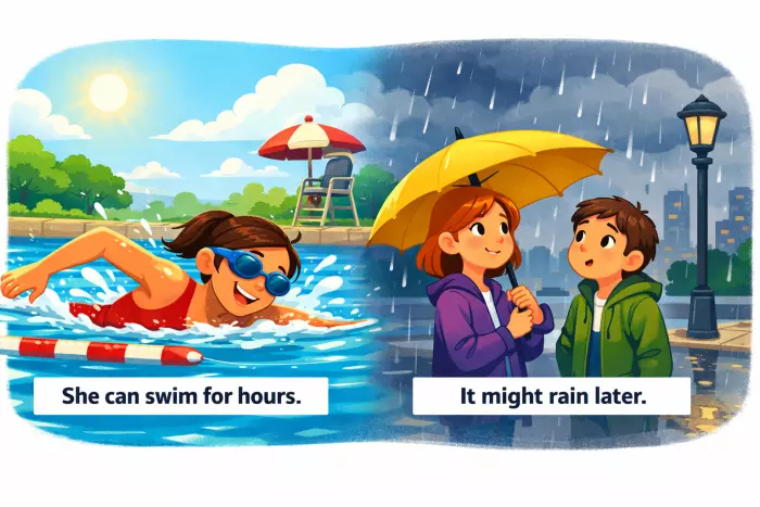 English learning topic: bare infinitive after modal