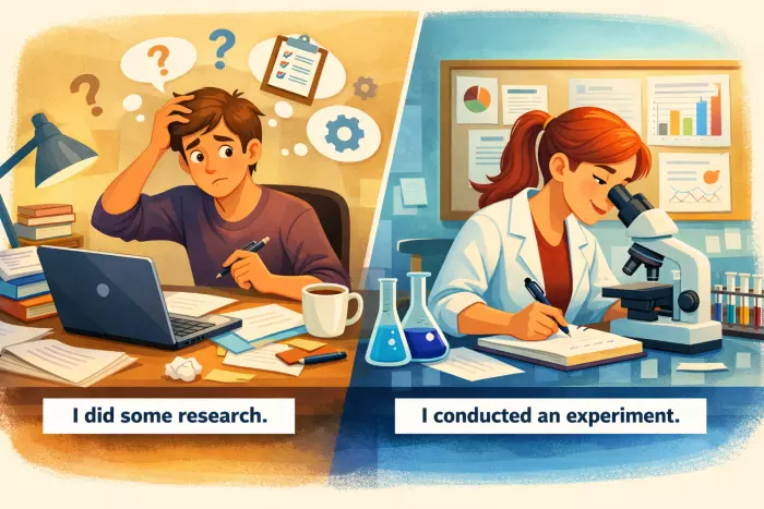Precise verb selection for clearer English writing
