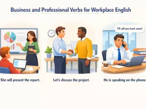 Business and Professional Verbs for Workplace English