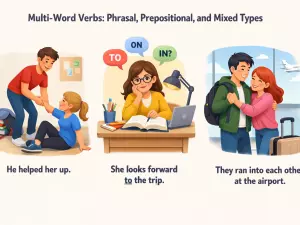 Multi-Word Verbs: Phrasal, Prepositional, and Mixed Types