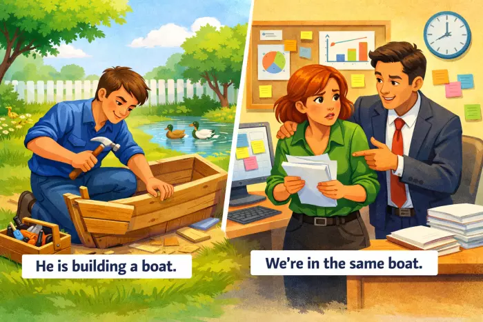 Understanding English verb idioms and set expressions