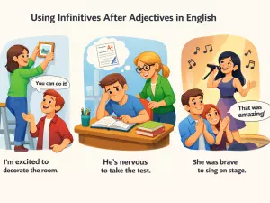 Using Infinitives After Adjectives in English