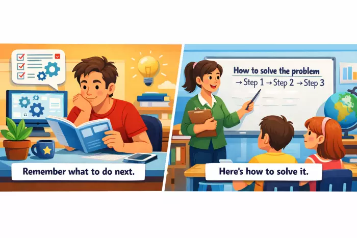 Question-word infinitive instruction structure mastery