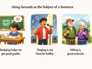 Using Gerunds as the Subject of a Sentence