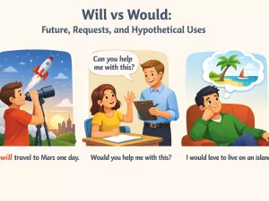 Will vs Would: Future, Requests, and Hypothetical Uses