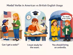 Modal Verbs in American vs British English Usage