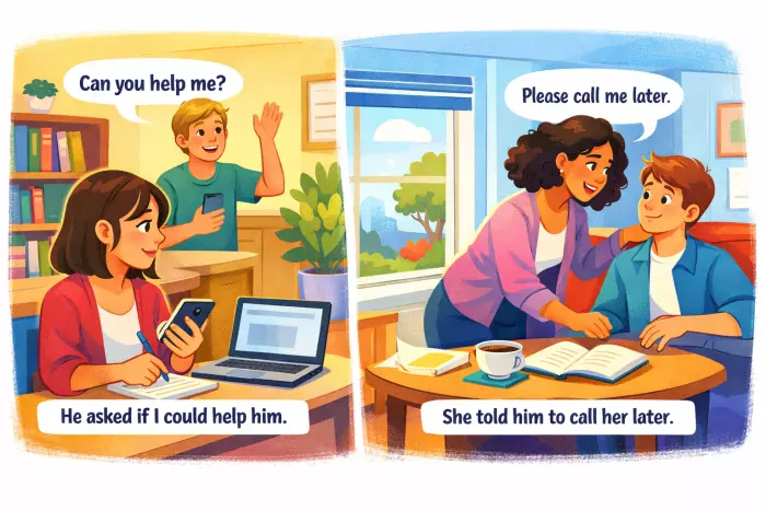 Modal verb backshifting in reported speech