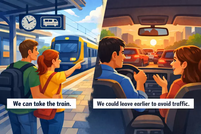 Modal verbs for decision-making and problem-solving
