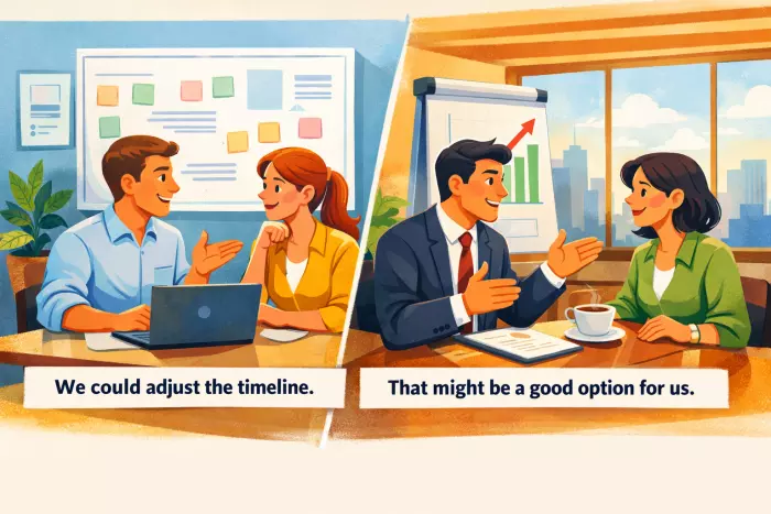 Flexible negotiation persuasion using modal verbs