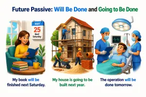 Future Passive: Will Be Done and Going to Be Done
