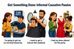 Get Something Done: Informal Causative Passive